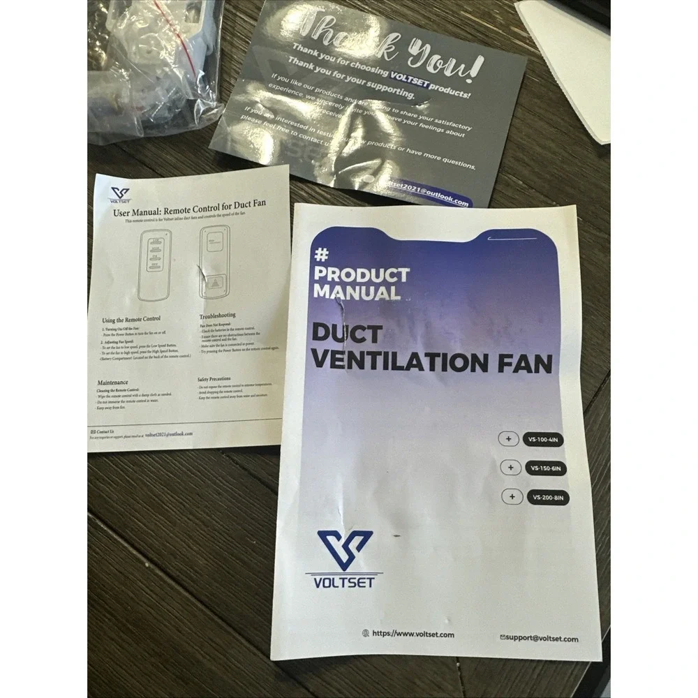 4 inch Duct Fan Inline Ventilation Exhaust Fan 280 CFM‎ Duct Intake Air FanUS